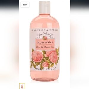 Crabtree & Evelyn Rosewater Bath & Shower Gel 16.9 fl. oz. (New-Never Opened)